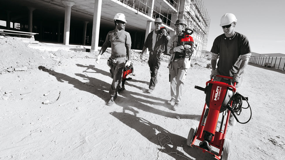 Kernbohrungen mit hochwertigen Geräten